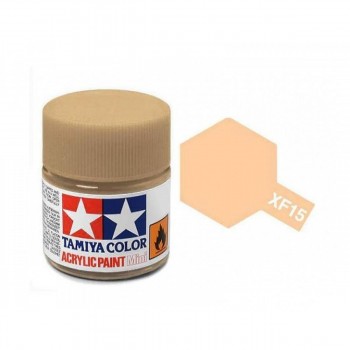 TAMIYA XF-15 FLESH - ACRYLIC PAINT MINI (FLAT) 10ML